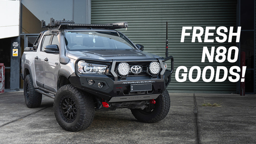 New N80 Hilux Bullbar from Rockarmor