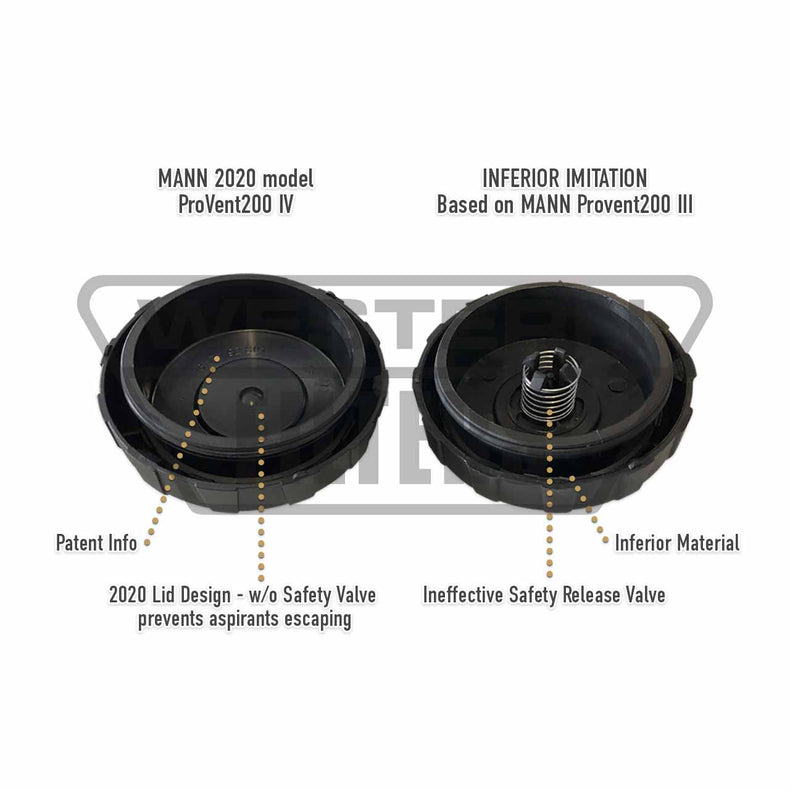 Isuzu D-Max MU-X & Mazda BT50 aug2020-on 3.0L TD 4JJ3 140kW Mann+Hummel Provent Catch Can Kit OS-PROV-44