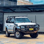 90 Series Prado Frontal Pack - Bull Bar, Winch, LED Spotties