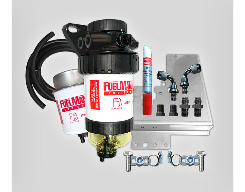Fuel Manager Fuel Pre Filter Water Separator Kit Suits - Toyota Hilux 3.0L Diesel D-4D 2005-2015