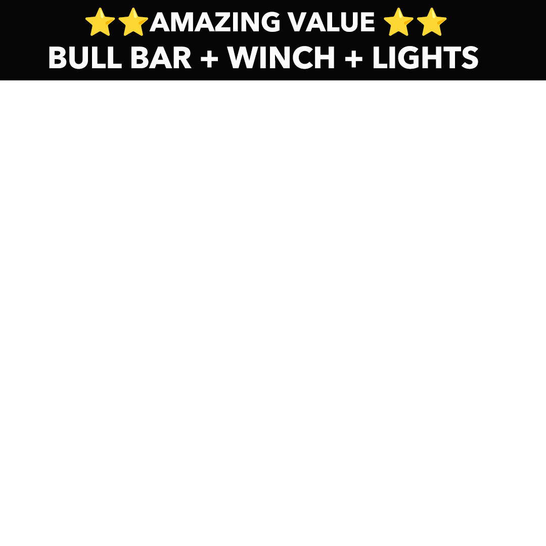 Special offer for Isuzu Dmax Protek Pack (GT Bull Bar / Runva Winch / Stedi Lights) Suits: 08/2020 - 04/2024