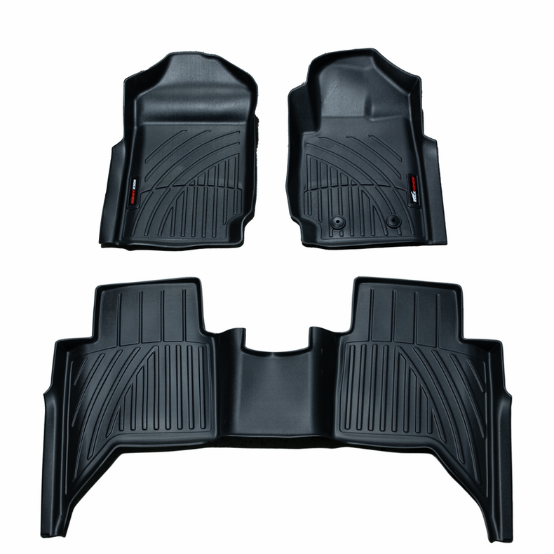 Ford Ranger Floor Mats -  Moulded 3D suits PX2 & PX3  2015 - 2022