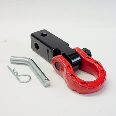 Steel Recovery Hitch + Rated shackle