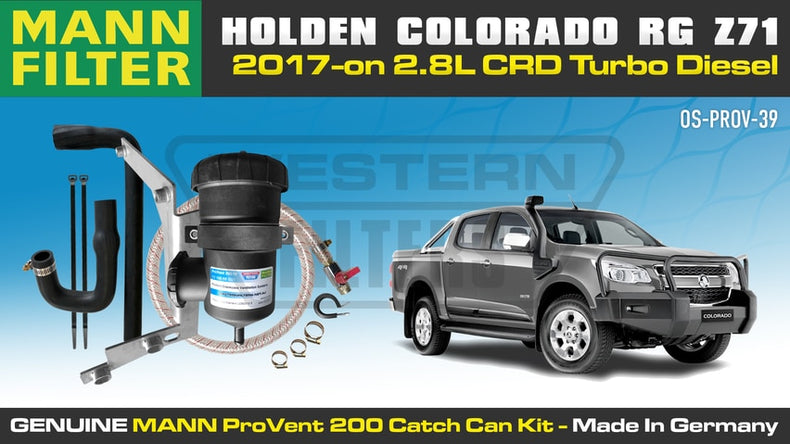 Provent Oil Catch Can Kit | Holden Colorado Trailblazer 2.8L Diesel | 07/2016-on Duramax LTZ Z71 | OS-PROV-39