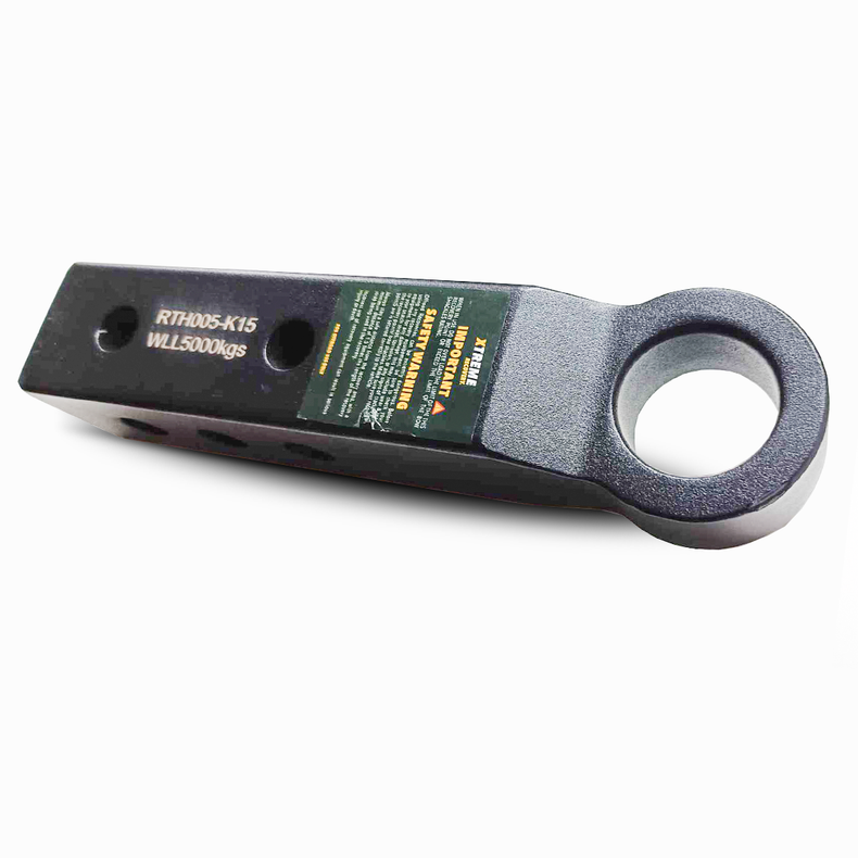 Rated Soft Shackles Recovery Hitch | Black