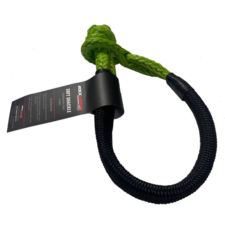 14,000KG RATED GREEN SOFT SHACKLE (With Uhmpe Binding)