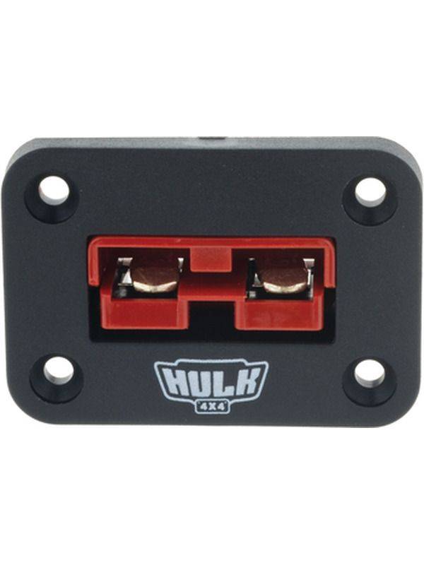 Hulk 4X4 Single Flush Mount Housing 50A Ando Style Plug Red (HU7002)