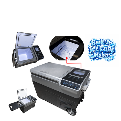 Ice Crafter 38L Portable Car Fridge - Built in Ice Maker