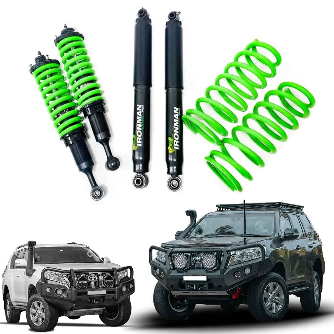 Ironman Foam Cell Pro Front Rear Suspension Kit Suits Prado 150