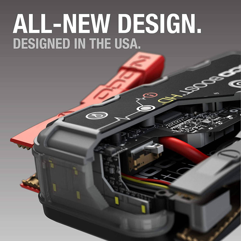 NOCO Boost HD GB70 2000 Amp 12-Volt UltraSafe Portable Lithium Car Battery Booster Jump Starter Power Pack for Up to 8-Liter Petrol and 6-Liter Diesel Engines