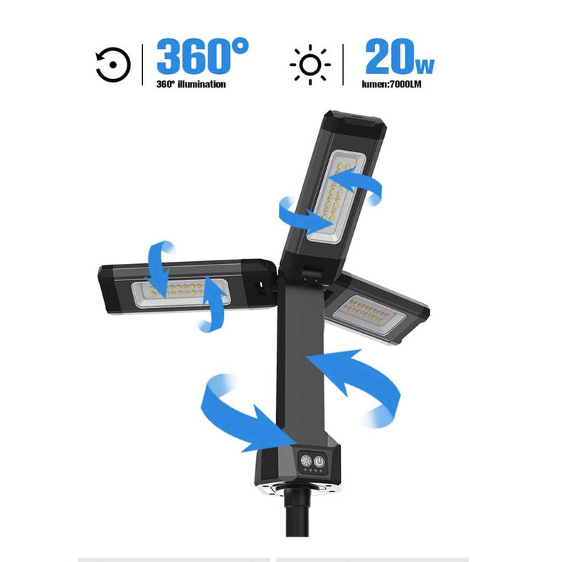 LED Light Stand Portable Amber & White Light