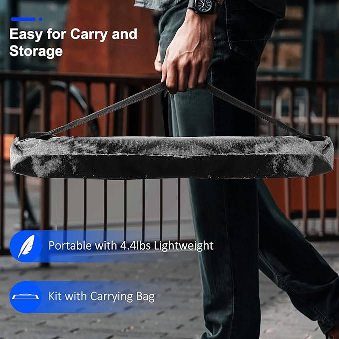 LED Light Stand Portable Amber & White Light