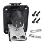 50A Anderson Plug Flush + Cigie Input Mount Flush Panel
