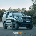 Frontal GT Bull Bar Pack Suits - Hilux 08/2020 - Current 12,000LBS Winch / R85 LED Spotties | Rockamor