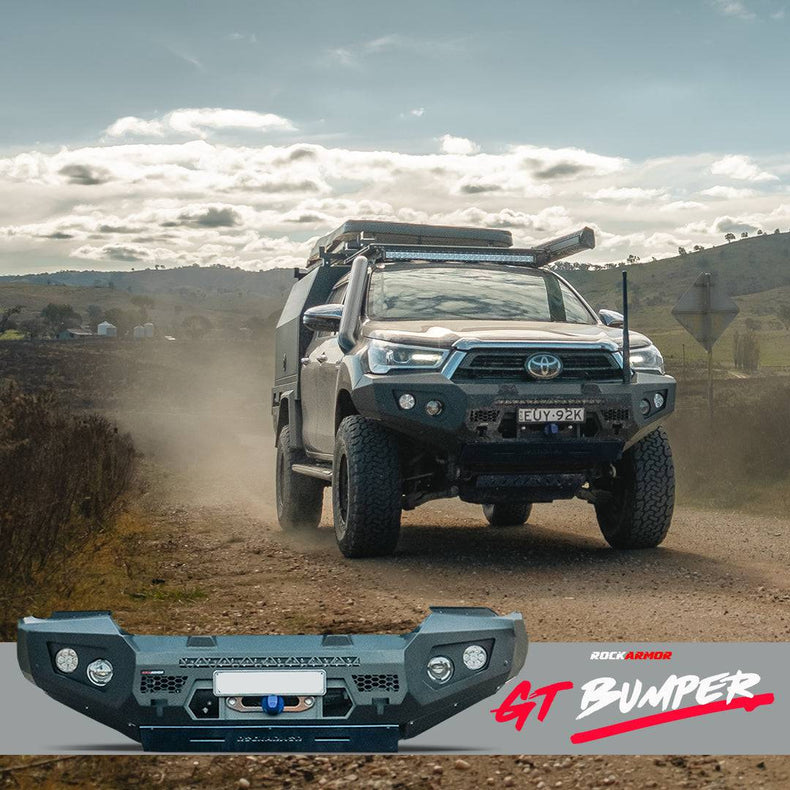 Hilux Bull Bar GT No Loop Bumper Suits 08/2020+