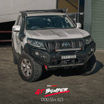 Prado 150 GT Bumper Steel no loop bull bar to Suit 11/2017+