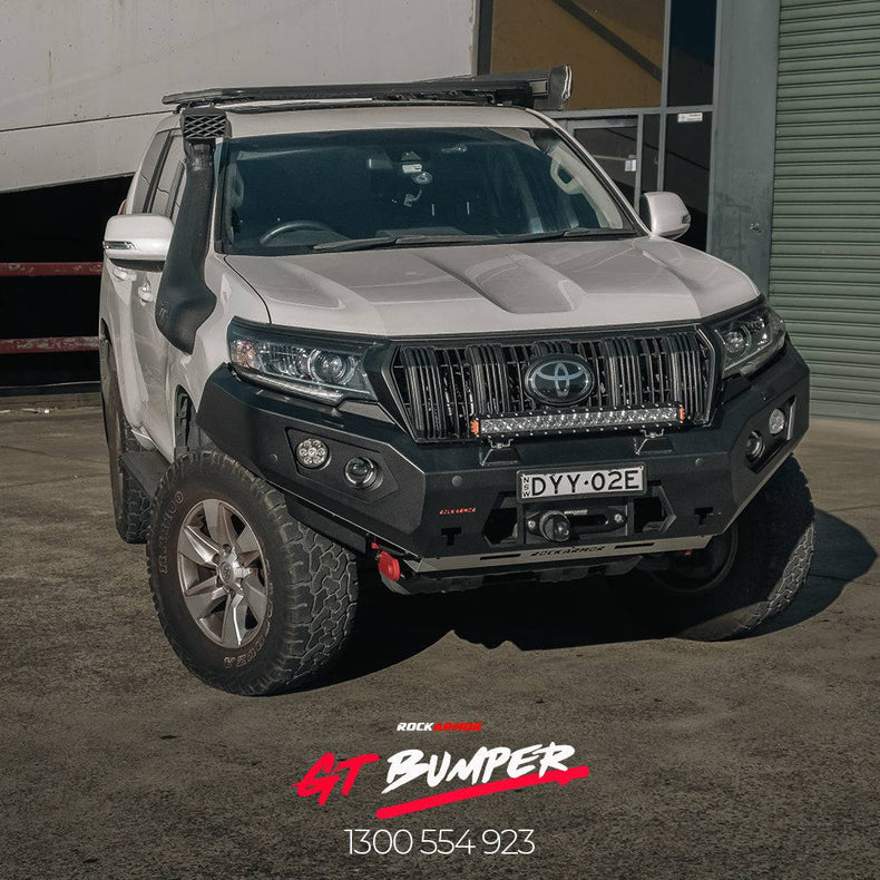 Prado 150 GT Bumper Steel no loop bull bar to Suit 11/2017+