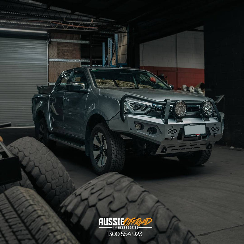 Dmax Bullbar Suits 08/2020 - 04/2024 | Rockarmor GT 3 Hoop Front Bar