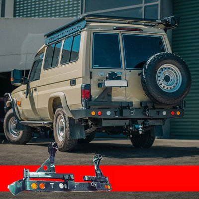 Troopy Rear Bar Spare Wheel Carrier Suits 78,76