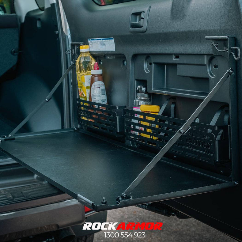 Rear Door Table Suits - Prado 150 | Drop Down Table includes Pantry