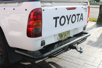 Rear Step Tow Bar Suits - Hilux 2005 - 2015 | Rockarmor