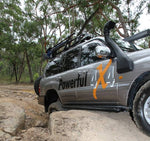 100 series landcruiser side step rock sliders