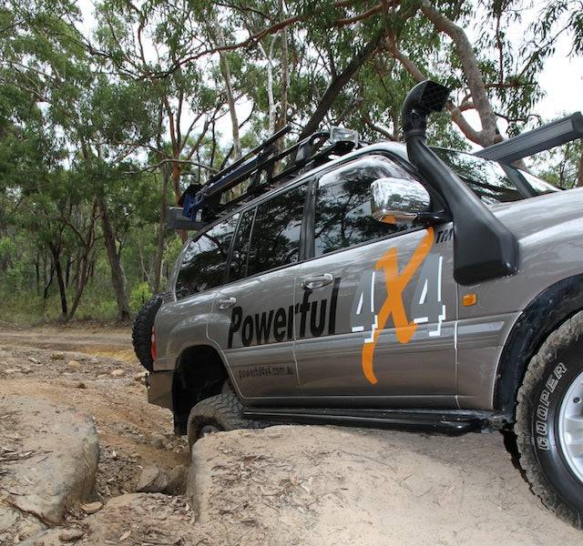 100 series landcruiser side step rock sliders