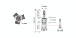 Stedi High Beam Upgrade HB3 (9005) Copper Head LED BULBS (PAIR)