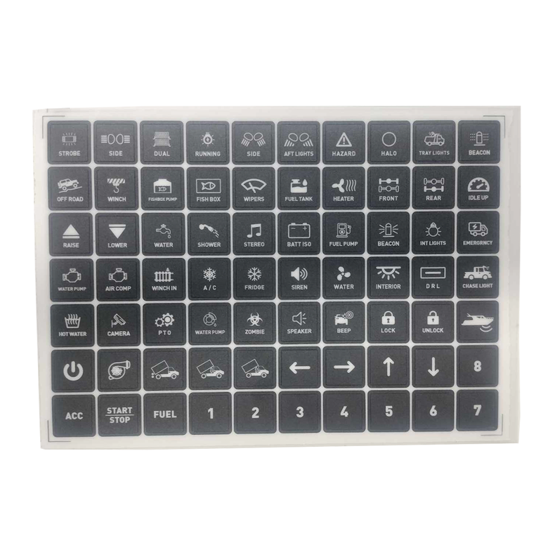 switch panel stickers