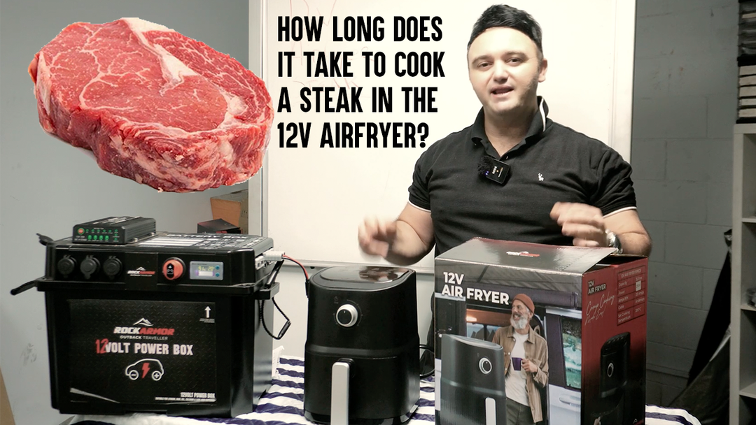 We Try Cooking a 270g Steak in the Rockarmor 12v Airfryer