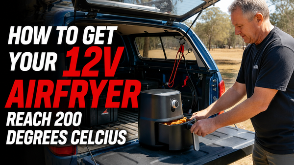 HOW TO GET YOUR 12V AIR FRYER TO REACH 200°C