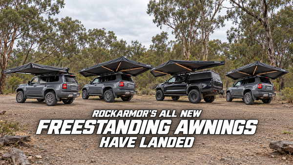 Rockarmor’s New Free Standing Awning Range Has Landed