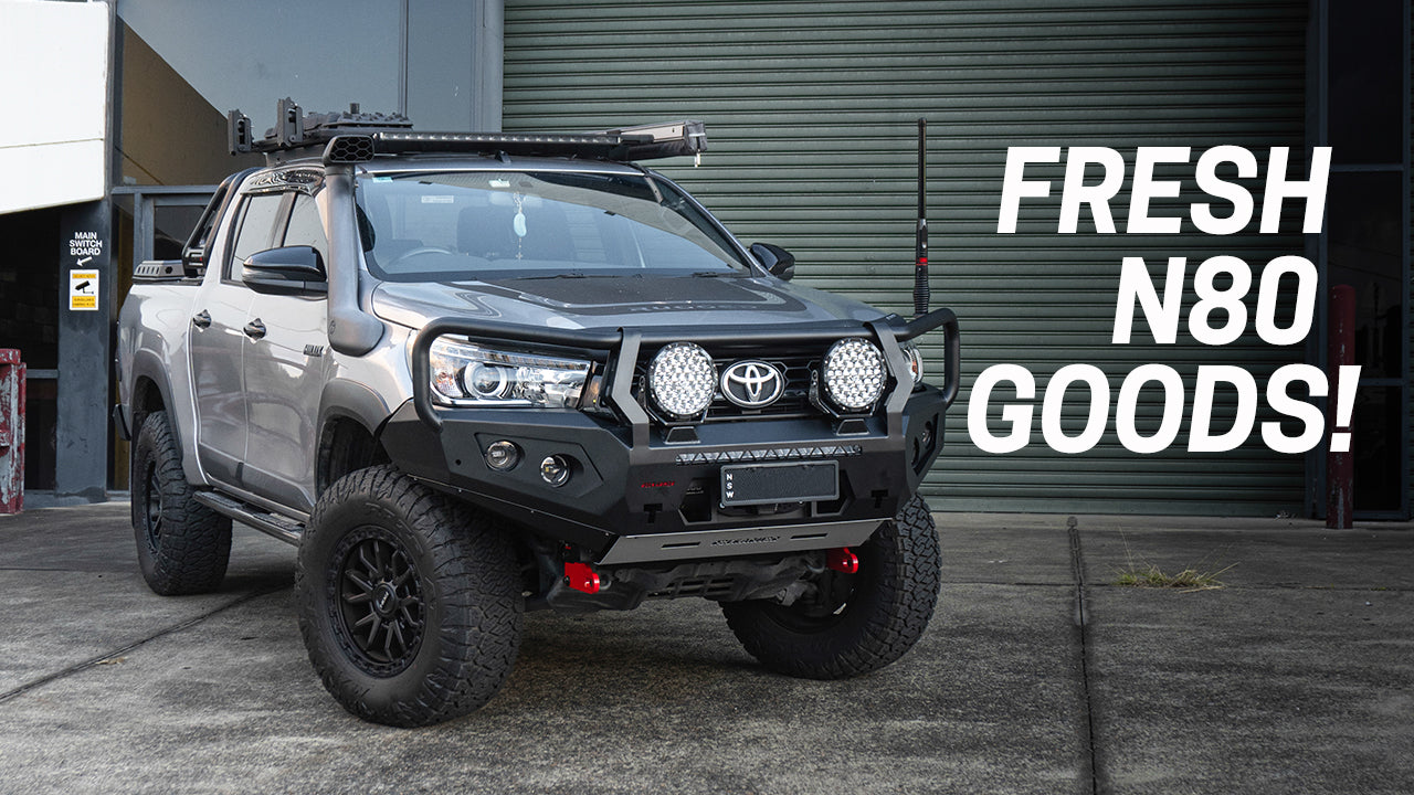 New N80 Hilux Bullbar from Rockarmor