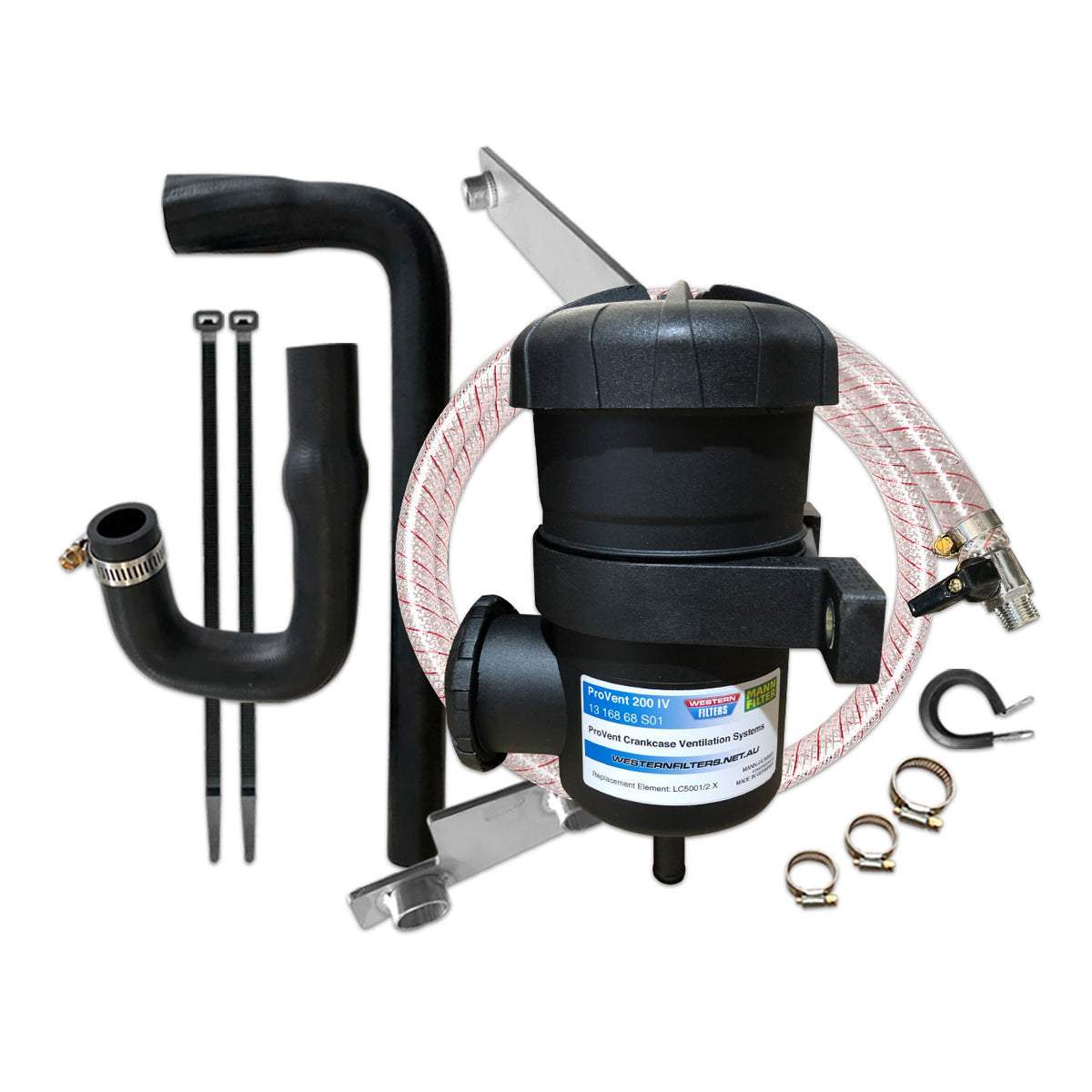 Holden Colorado Trailblazer 2.8L Diesel 2017-20 Duramax LTZ Z71 Mann+Hummel Provent Oil Catch Can Kit OS-PROV-39
