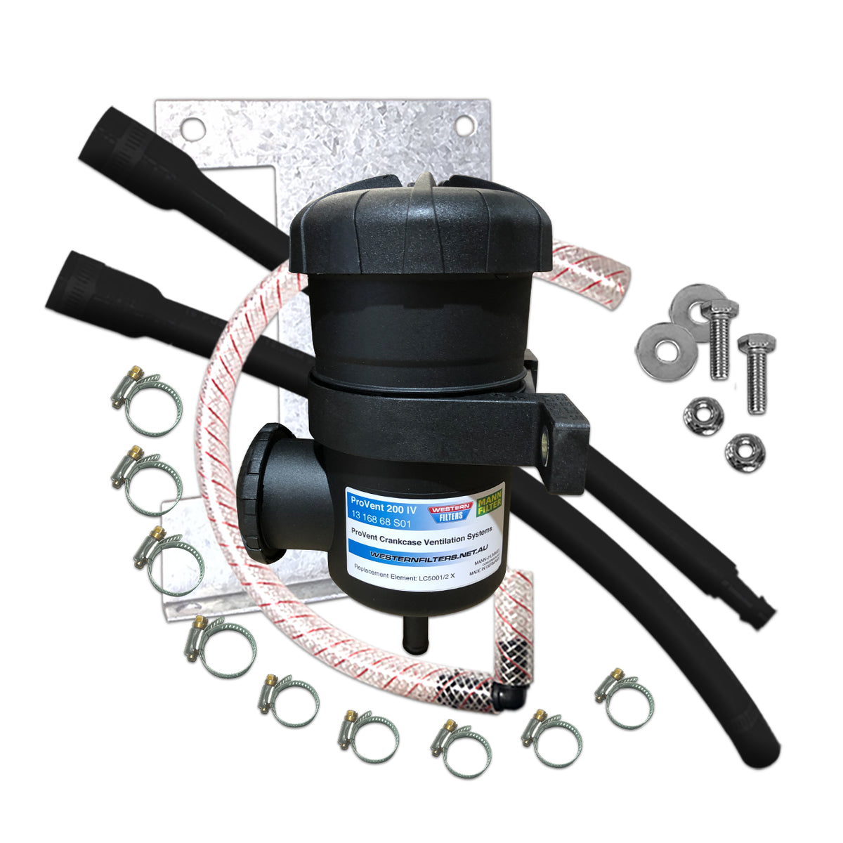 Toyota Prado (2009-2015) 3.0L KDJ150 155R Mann+Hummel ProVent Oil Catch Can Vehicle Specific Kit OS-PROV-07