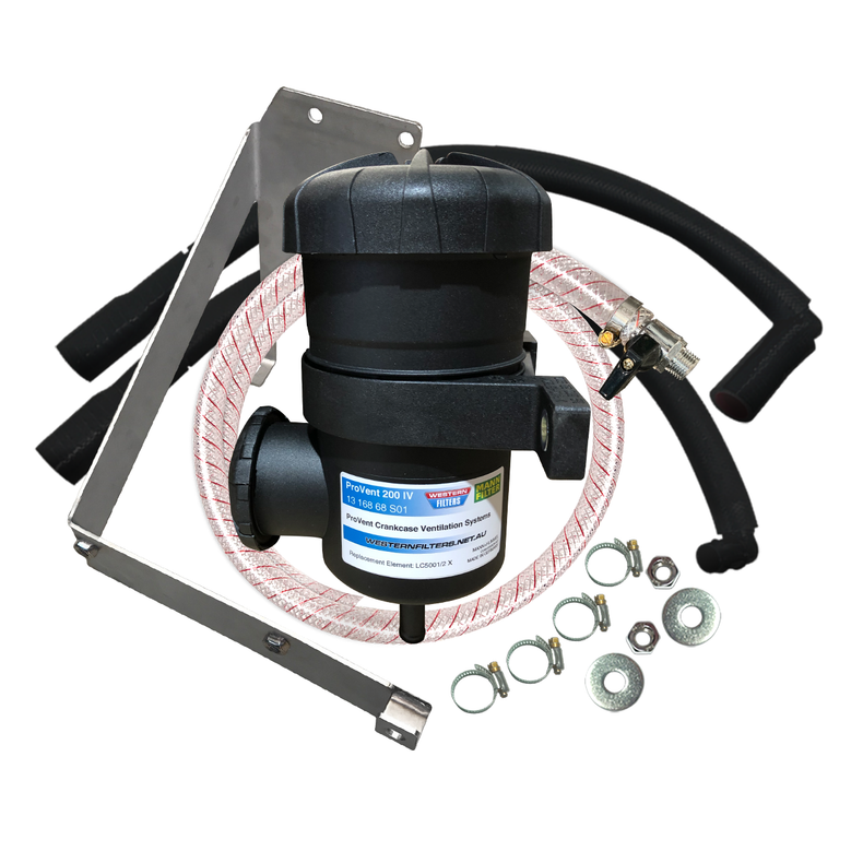 Ford Ranger PX1 2011-15 3.2L P5AT Mazda BT50 Mann+Hummel ProVent DUAL Bracket Kit OS-PROV-23B