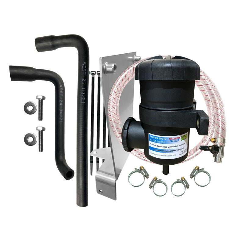 Isuzu D-Max MU-X & Mazda BT50 aug2020-on 3.0L TD 4JJ3 140kW Mann+Hummel Provent Catch Can Kit OS-PROV-44