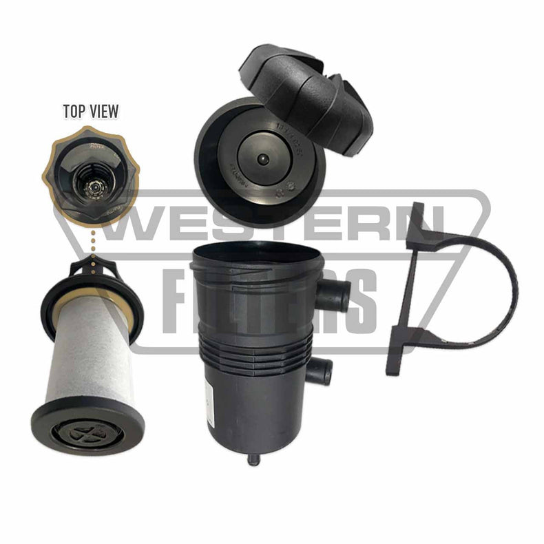 Toyota LC Prado (2015-Aug 2020) 2.8L 150s 1GD-FTV Diesel Mann+Hummel ProVent Oil Catch Can Kit OS-PROV-13