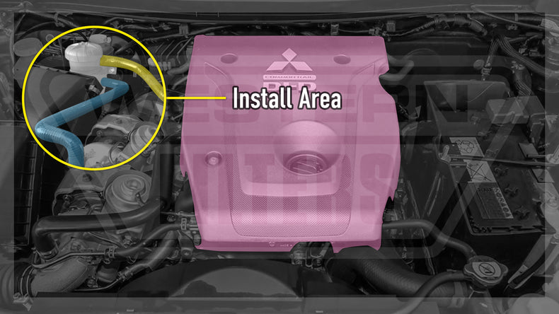 Mitsubishi Triton 2015-23 MQ MR Pajero Sports 2.4L Diesel 4N15 Mann+Hummel ProVent Oil Catch Can Kit OS-PROV-14