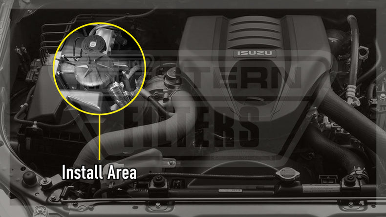 Isuzu D-MAX MU-X 4JJ1-TCX 2012-16 3.0L TD ProVent Catch Can DUAL Bracket Kit OS-PROV-37B