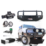 100 Series Touring Pack Suits: 100 Series IFS Landcruiser - Prem Bullbar, Winch, Lights, uhf + Free Fridge