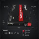 100AH Slimline Lithium Battery 