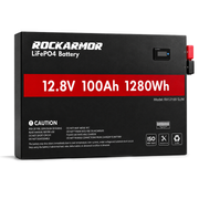 100ah Lithium Battery - Slimline Rockarmor 4x4