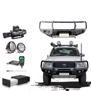 105 Series Touring Pack Suits: 105 Series Landcruiser  Bullbar, Winch, Lights, uhf + Free Fridge