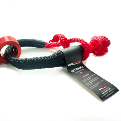 Soft Shackle - 14,000KG Red (WITH UHMWPE BINDING)