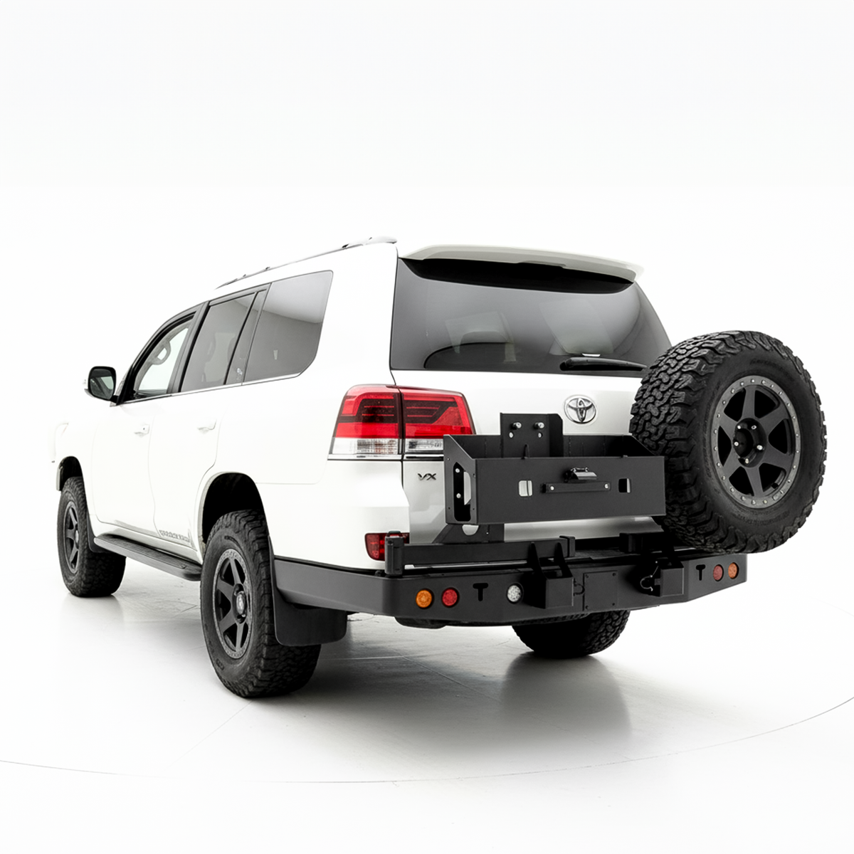 200 Series Rear Bar Spare Wheel Carrier Suits 2008-2021 - | Rockarmor