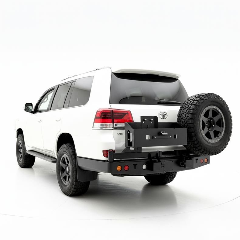 200 Series Rear Bar Spare Wheel Carrier Suits 2008-2021 - | Rockarmor