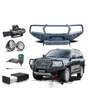 200 Series Touring Pack Suits:  200 Series Pre-Face Lift - Bullbar, Winch, Lights, uhf + Free Fridge