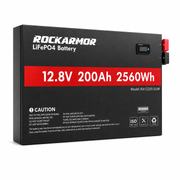 200AH Lithium Battery - Slimline Rockarmor 4x4