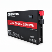 200AH Lithium Battery - Slimline Rockarmor 4x4